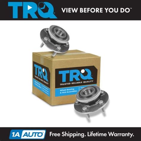 Trq Front Wheel Hub Bearing Pair Set For Ford Mercury Lincoln Ebay