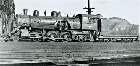 Wabash Railroad Maneely Missouri Class K 1 2 6 2 2075 Steam