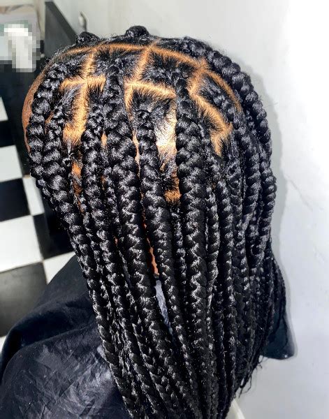 Knotless Box Braids South East London Afro Hairstylist Salon Frohub