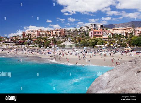 Playa Del Duque Beach Costa Adeje Tenerife Canary Islands Spain