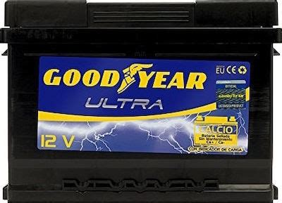 Goodyear Ultra Μπαταρία Αυτοκινήτου με Χωρητικότητα 60Ah και CCA 550A