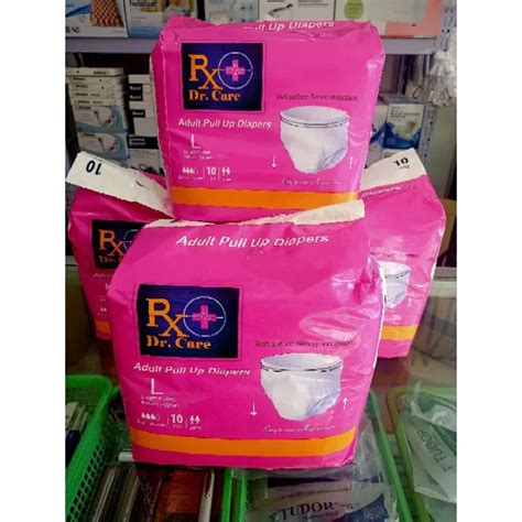 Pull Ups Diapers Adult Large 10pcs Rx Dr Care Lazada Ph