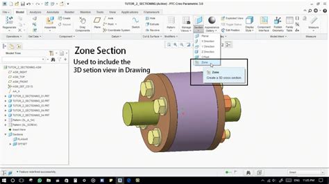 Sections In Creo Offset Zone Sections Full Unfold Full Aligned In