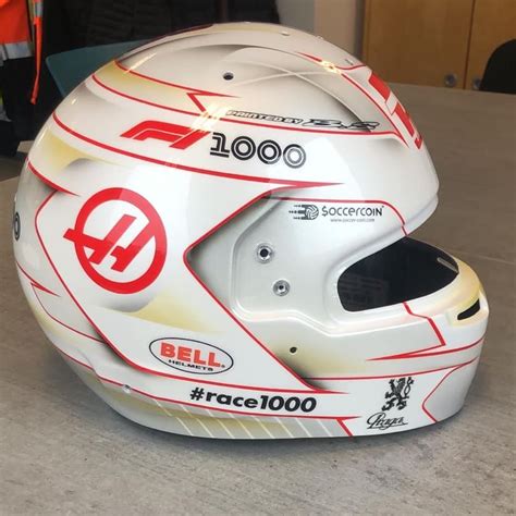 Grosjean special helmet for 1000 GP : r/formula1