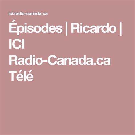 The Words Segment Enquete Ici Radio Canada And Telie Written In White