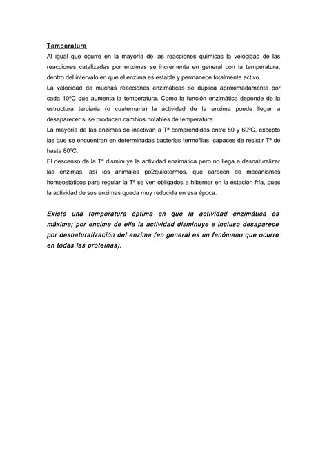 Factores Que Regulan La Actividad Enzim Tica Pdf