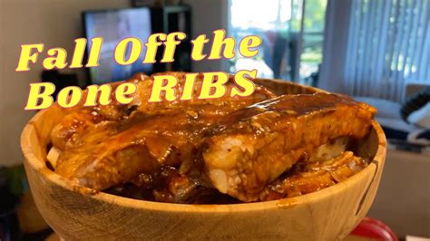 Fall Off The Bone Ribs Easy Slow Bake Ribs In The Oven The Ultimate Tender Ribs Recipe Youtube