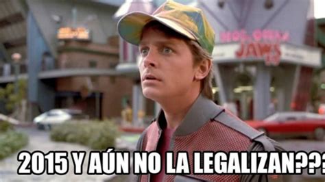 Volver Al Futuro Memes Por La Llegada De Marty McFly