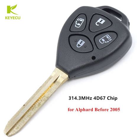 Keyecu Replacement Remote Key Fob Button Mhz With D Chip For