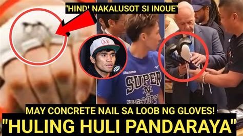 PAKTAY NA NAOYA INOUE DISQUALIFIED BOXING GLOVES May BAKAL TAPALES