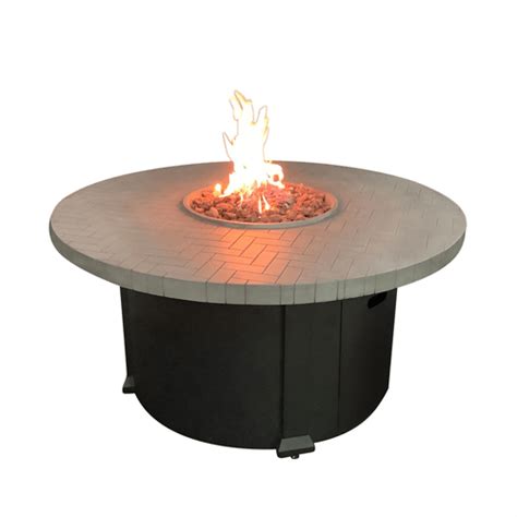 Round Concrete Fire Table – Outdoor Space Designs