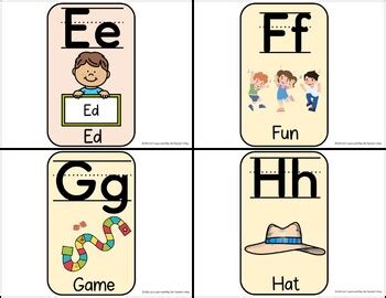 Fundations Alphabet Cards By Let S Learn And Play The Teachers Way