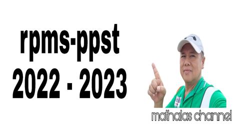 For RPMS PPST SY 2022 To 2023 Mathalas Absolon TV2 YouTube