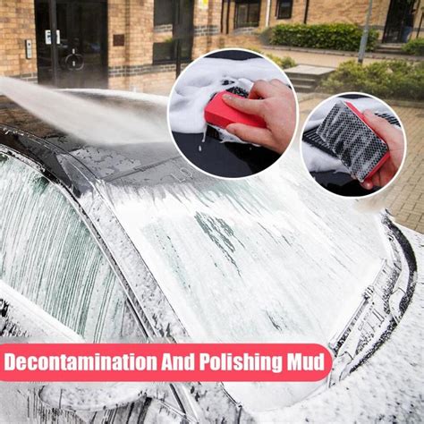 Decontamination Polishing Mud Block Removal Black Spots Paint On Mud