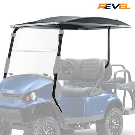 Ezgo Express S2 S4 Golf Cart 80 Inch Black Top Roof Kit Oem 80 Top W Struts Ebay