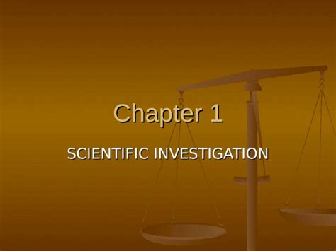 Ppt Chapter Scientific Investigation Ppt Dokumen Tips