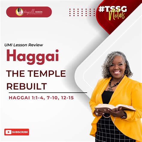 Tssgnotes 📚🙌🏽🕍 The Temple Rebuilt March 17 2024