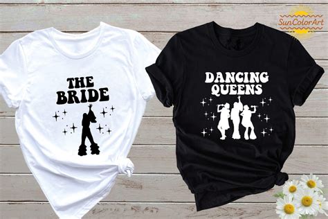 Bride Dancing Queens Shirt Mamma Mia Bacherolette Shirts Disco Bachelorette Shirts Bridesmaid