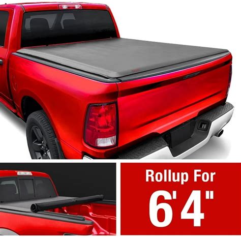 Maxmate Soft Roll Up Truck Bed Tonneau Cover Compatible With 2009 2018 Dodge Ram 1500 2010 2024