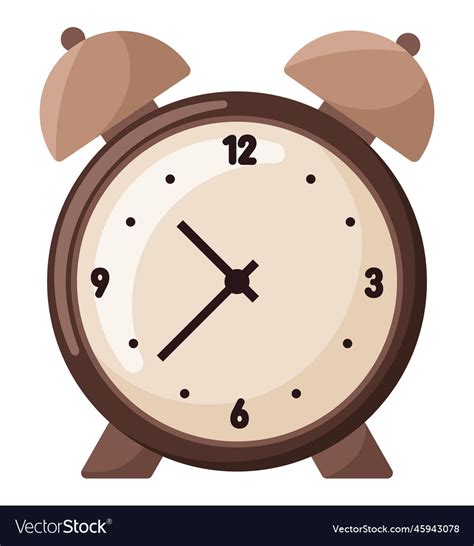 Alarm clock design Royalty Free Vector Image - VectorStock