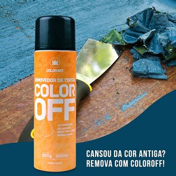 Spray Color Off Removedor De Tintas Colorart Toral Rcio