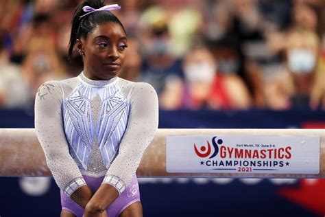 Simone Biles Goat Leotard 2021 Us Gymnastics Championships Popsugar