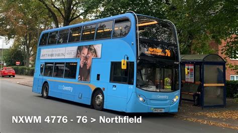 NXWM 4776 ADL Enviro 400 ZF 4 BV57XKX Transferred Beast YouTube