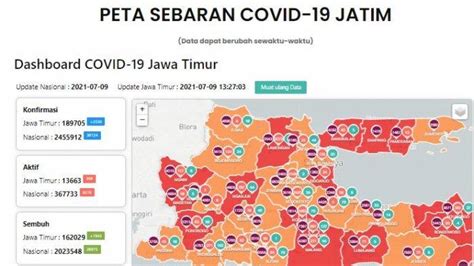 Update Virus Corona Di Surabaya 10 Juli 2021 Tambah 69 Kasus Sanksi