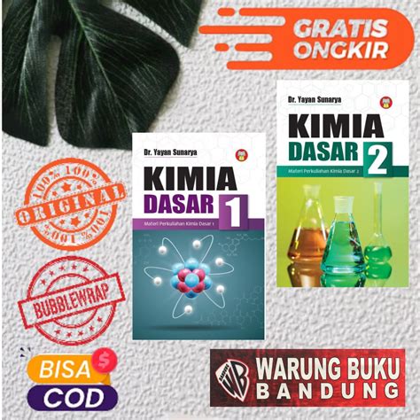 Jual Paket Buku Kimia Dasar Jilid Dan Dr Yayan Sunarya Shopee