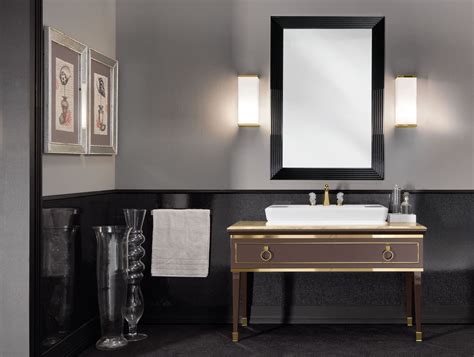 art deco vanity bathroom  sara sugerman blog