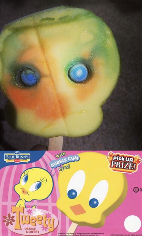 Cursed Tweety Bird Popsicle R ExpectationVsReality