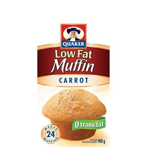 Quaker Muffin Mix Low Fat Carrot 12ct 900g 31 7 Oz Imported From