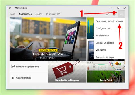 Cómo actualizar las aplicaciones desde la Tienda de Microsoft en