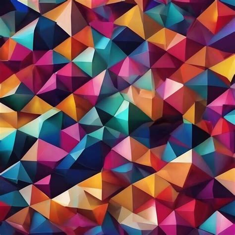 Premium Photo Geometric Abstract Background Low Poly Design