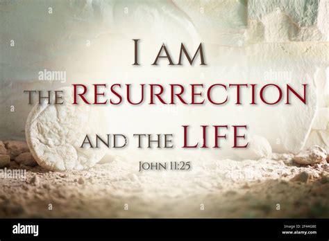 Jesus Christ resurrection. Christian Easter concept. Empty tomb of ...