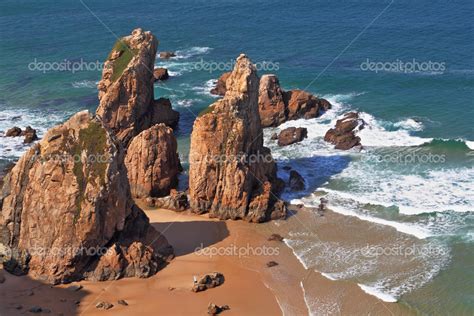 Das Kap Cabo Da Roca Der Westlichste Punkt Europas Stockfoto