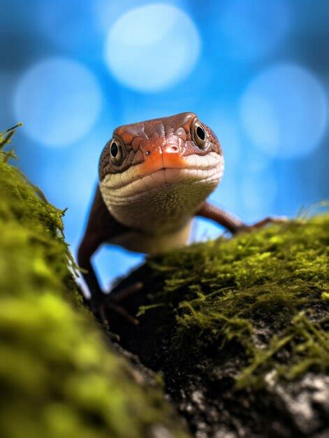 Premium Photo | Skink in its Natural Habitat Wildlife Photography ...