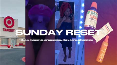 SUNDAY RESET 2 SUMMER VLOG Deep Clean Organize Skin Care Shopping