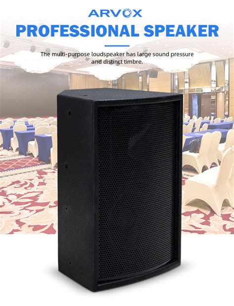 rf series professional speaker arvox techcom