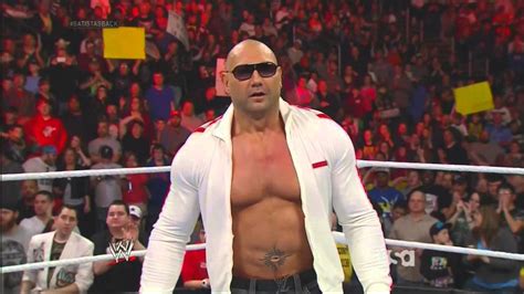 Batista Returns At Wwe Raw January 20th 2014 Hd Youtube