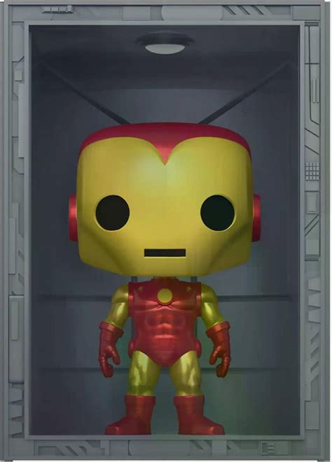 Funko Pop Deluxe Hall Of Armor Model 4 Marvel Iron Man • Pris