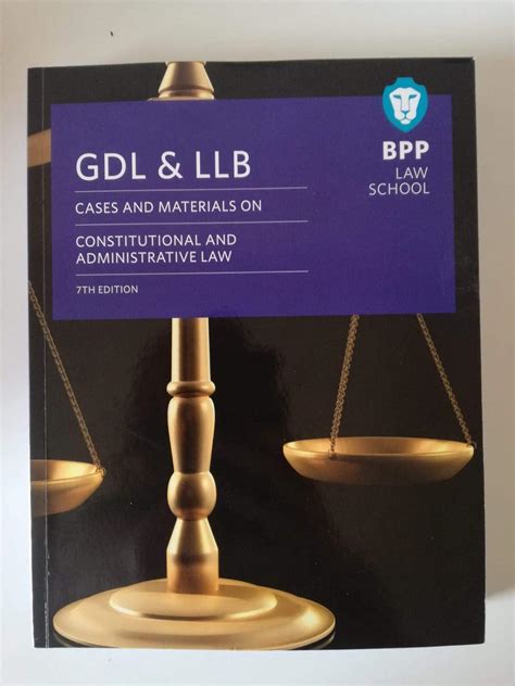 GDL LLB Cases And Materials On Constitutional And Administrative Law