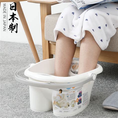 Japan Imported Feet Bathing Tub Foot Bath Tub Heightening Foot Bath Barrel Foot Barrel Winter