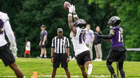 Arthur Maulet Makes Acrobatic Interception Ravens Training Camp Top Play