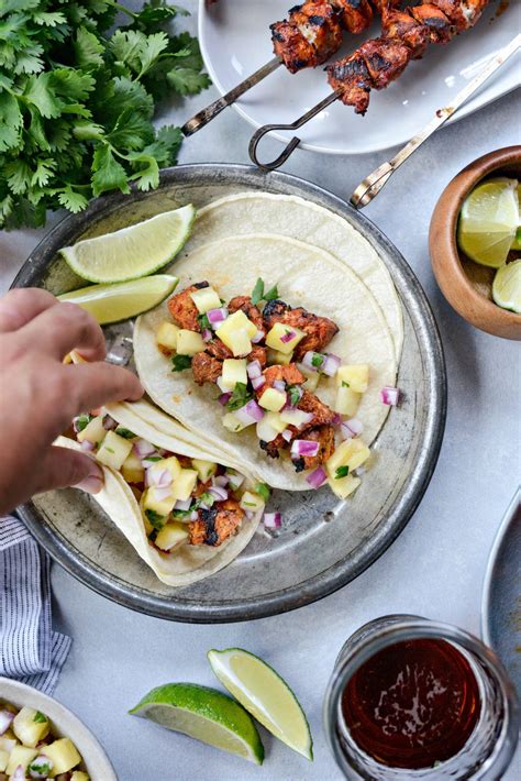 Simply Scratch Easy Tacos Al Pastor With Pineapple Salsa Simply Scratch