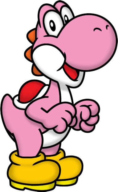 Pink Yoshi by Lwiis64 on DeviantArt