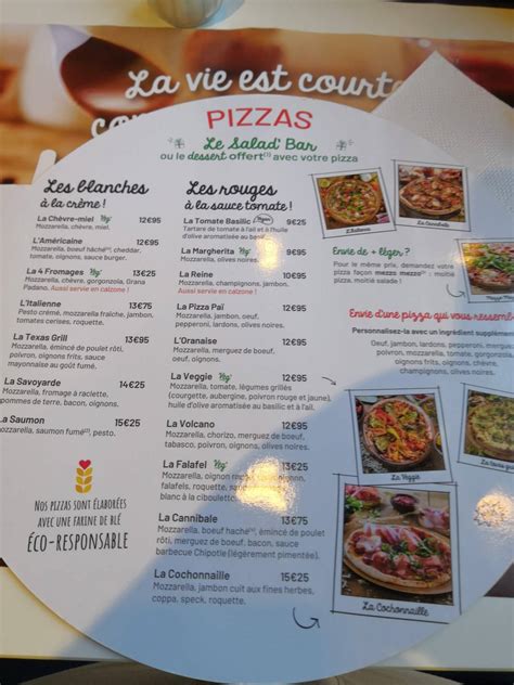 Menu At Pizza Pa Boulogne Sur Mer Pizzeria Saint Martin Boulogne