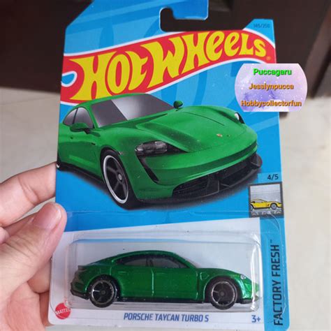 Jual Hot Wheels Porsche Taycan Turbo S Green Hijau Hw Factory Fresh