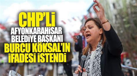 Flaş flaş CHP li Afyonkarahisar Belediye Başkanı Köksal ın ifadesi