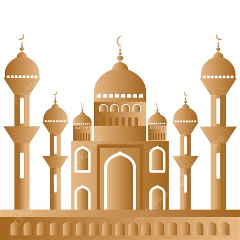 Ramadan Islamic Mosque Vector Design Images Ramadan Mosque Golden